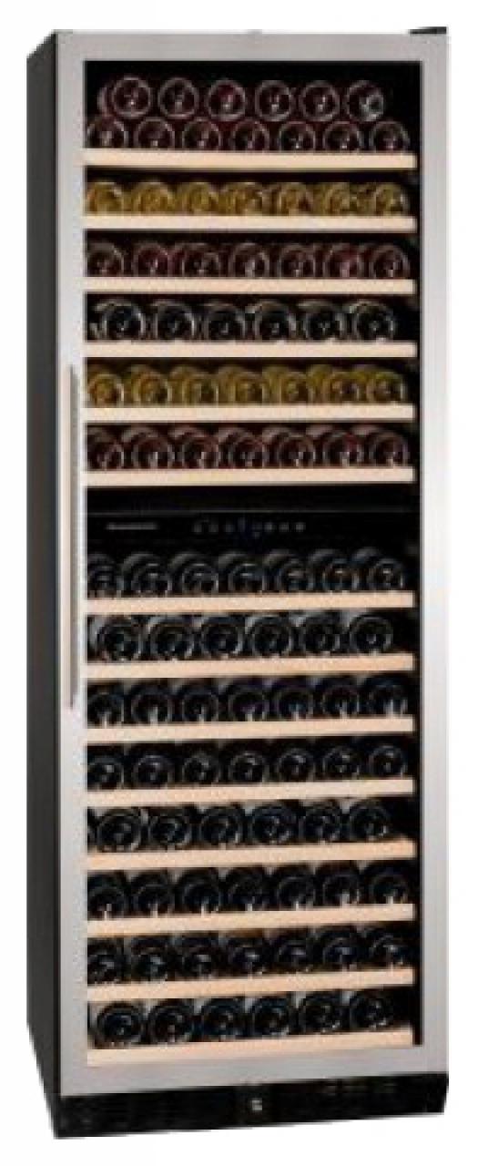 Винный шкаф встроенный Dunavox DX-181.490SDSK нержавейка