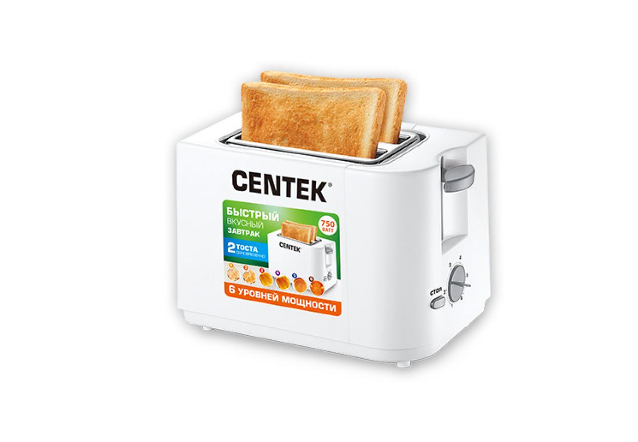 Тостер CENTEK CT-1425 white