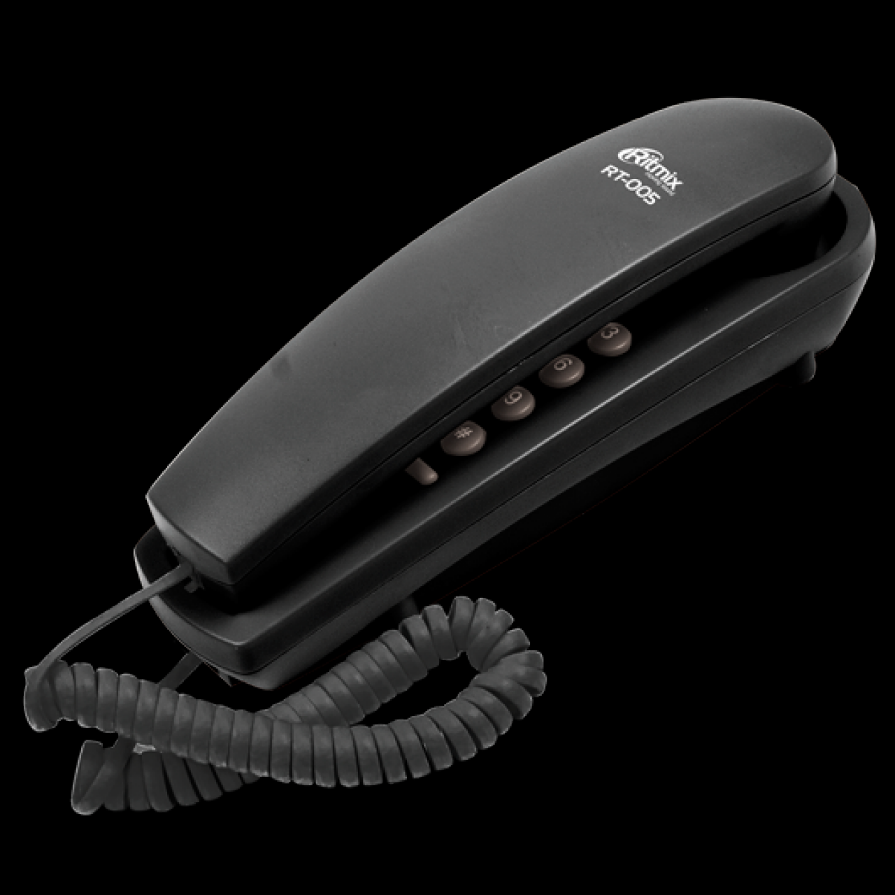 Телефон проводной Ritmix RT-005 Black