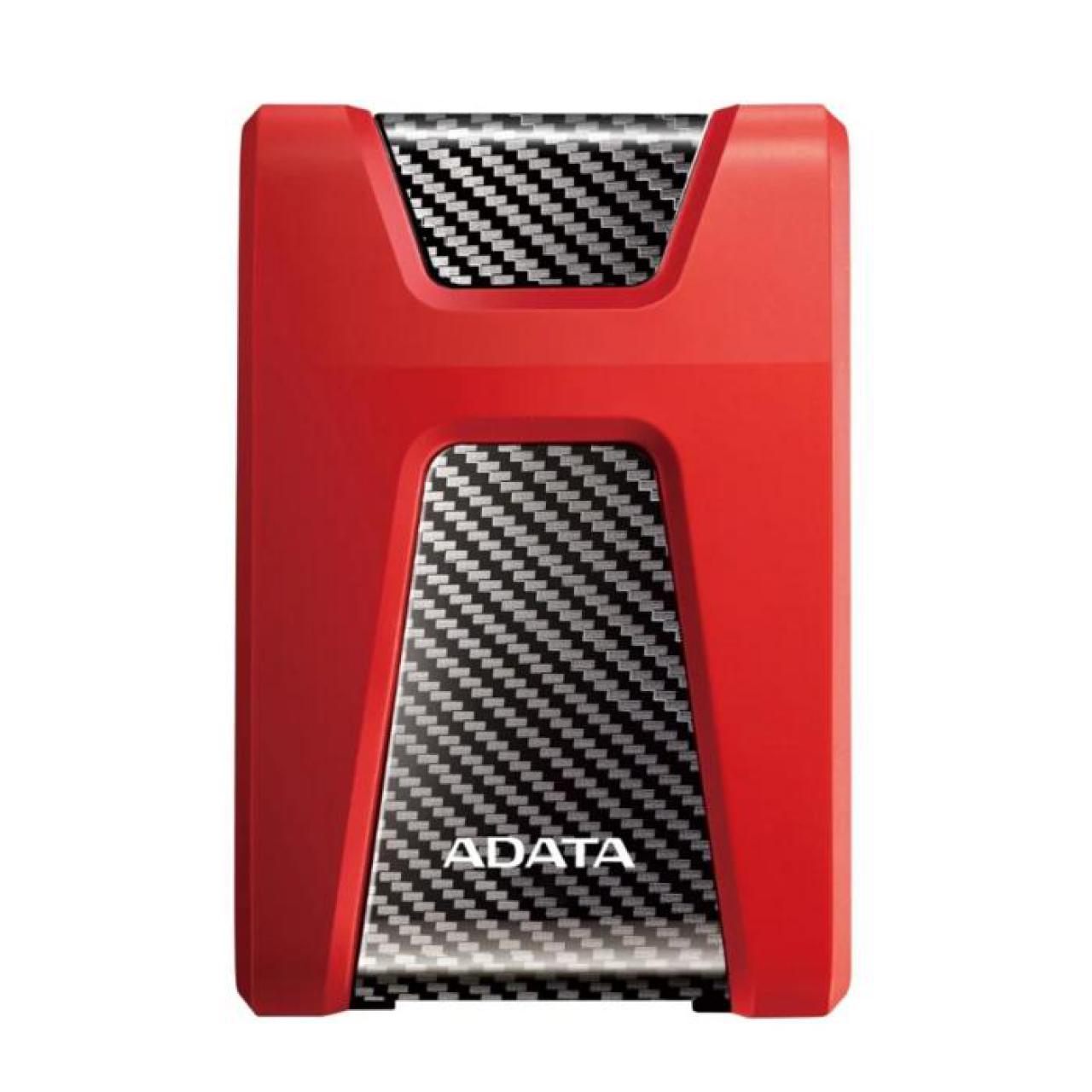 Жесткий диск ADATA DashDrive Durable HD650 USB 3.1 2TB (AHD650-2TU31-CRD) красный