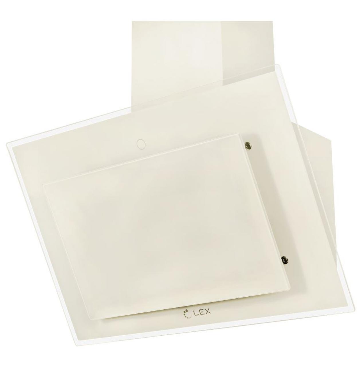 Каминная вытяжка LEX MIKA GS 600 IVORY LIGHT