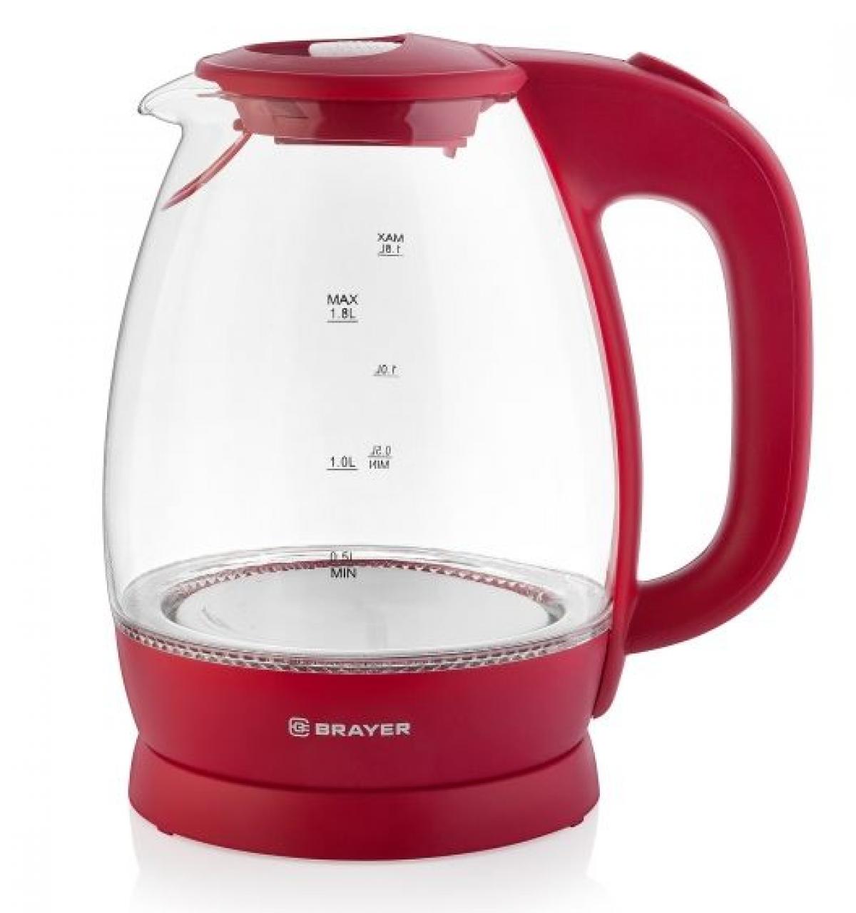 Чайник BRAYER BR1045-RD красный
