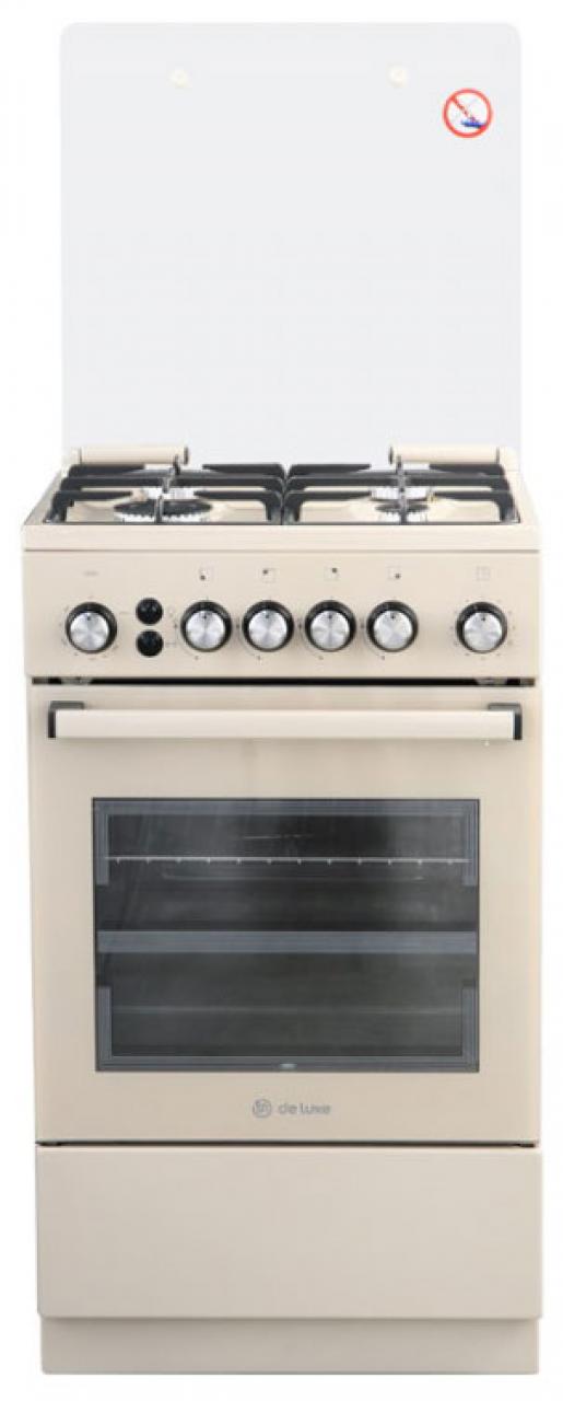 Кухонная плита De Luxe 5040.40г(кр)чр 016 топленое молоко