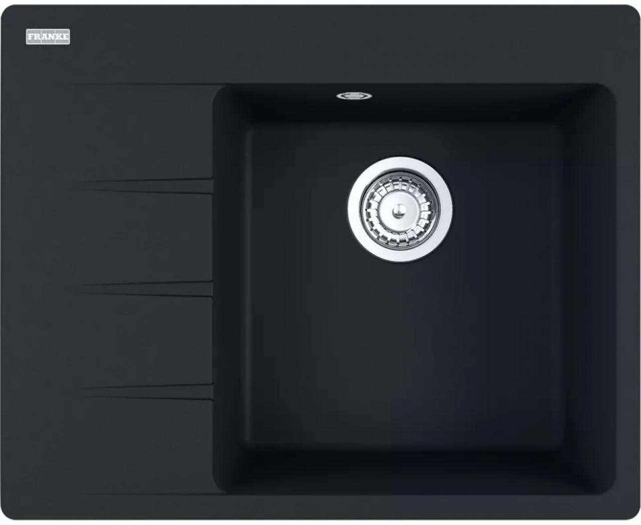 Мойка кухонная Franke CNG 611/211-62 TL чаша справа черный матовый (114.0639.705)