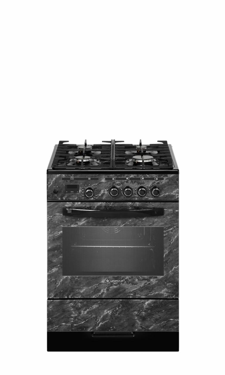 Кухонная плита GEFEST 6500-03 0053 мрамор черный