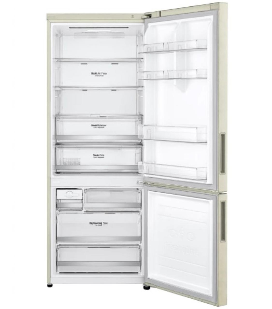 Холодильник LG GC-B569PECM бежевый