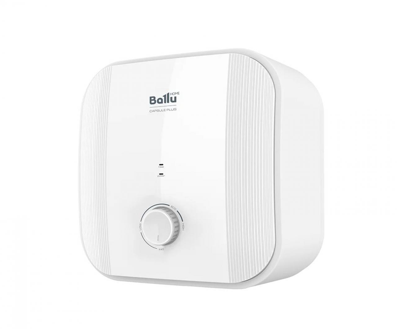 Накопительный электрический водонагреватель Ballu BWH/S 10 Capsule Plus U, белый