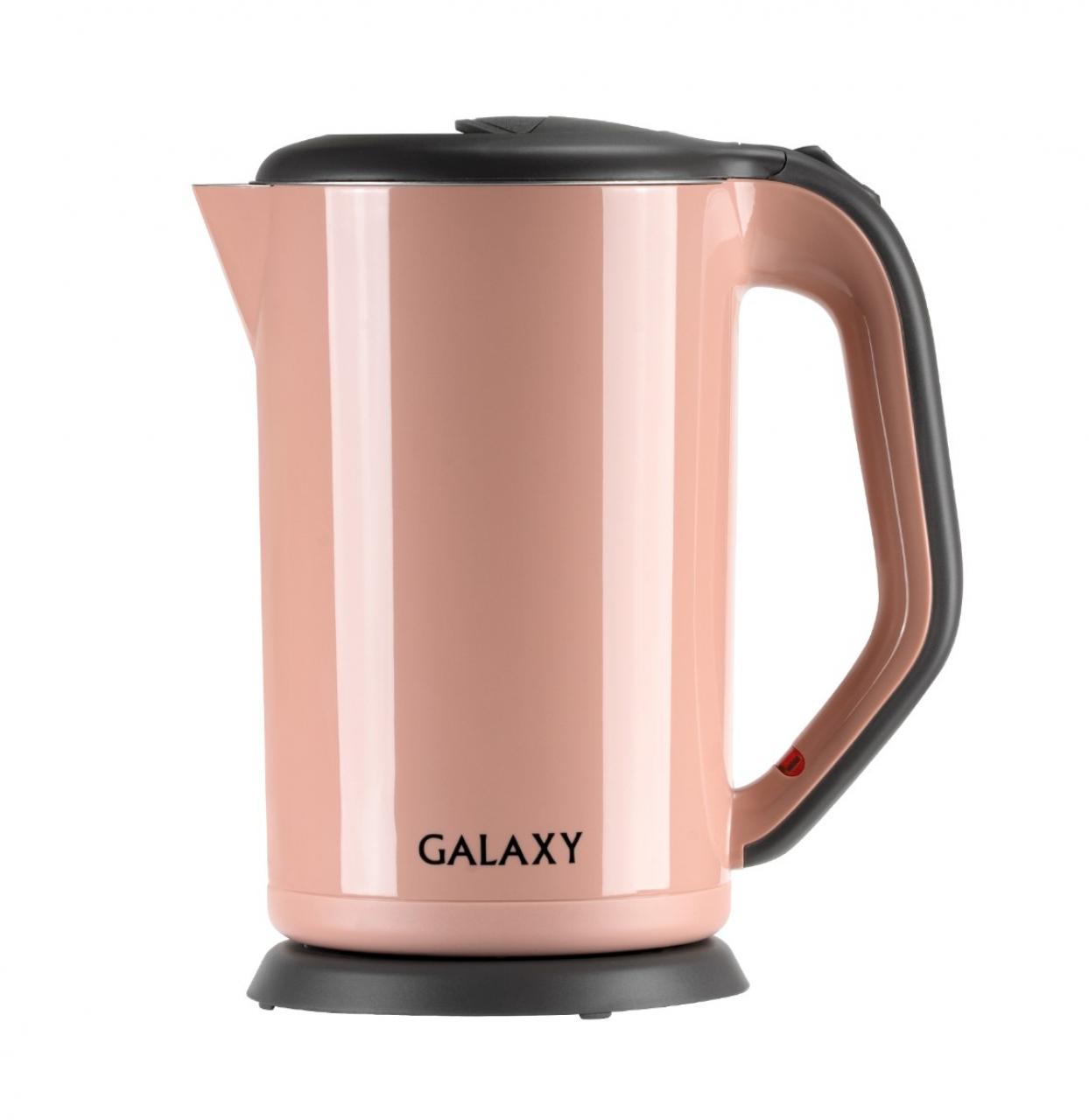 Электрический чайник с двойными стенками GALAXY GL0330 розовый