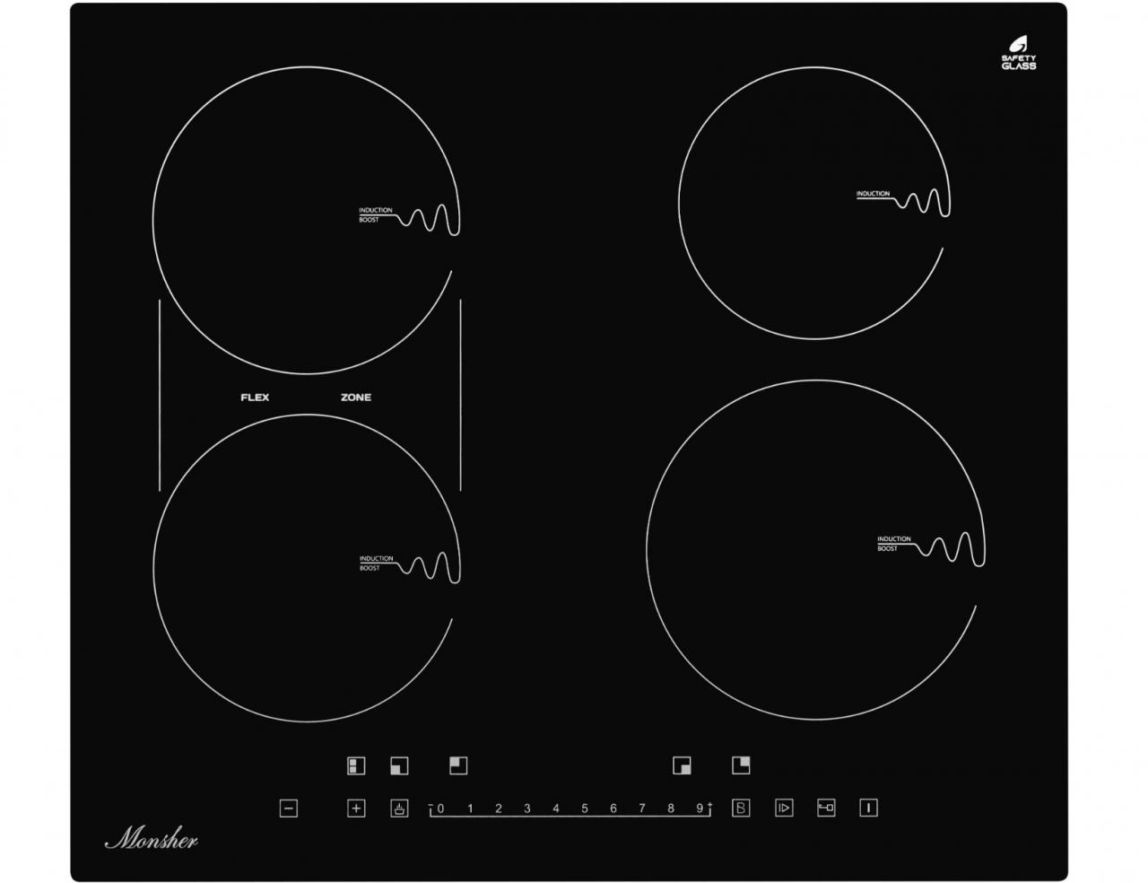Индукционная встраиваемая варочная поверхность Monsher MHI 6112