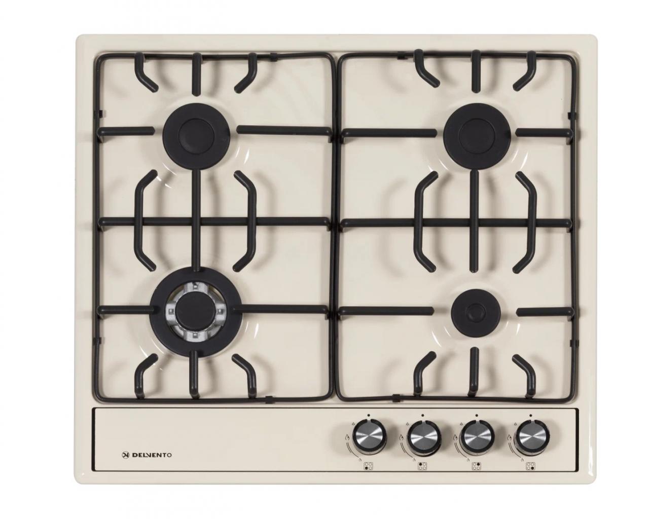 Газовая варочная панель DELVENTO V60V41R001 бежевый
