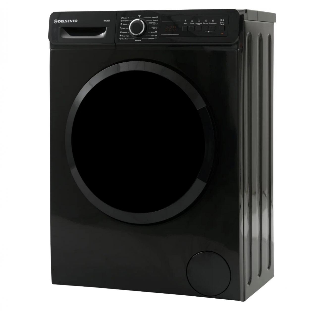 Стиральная машина DELVENTO Energy Twist VB42622 Slim черный