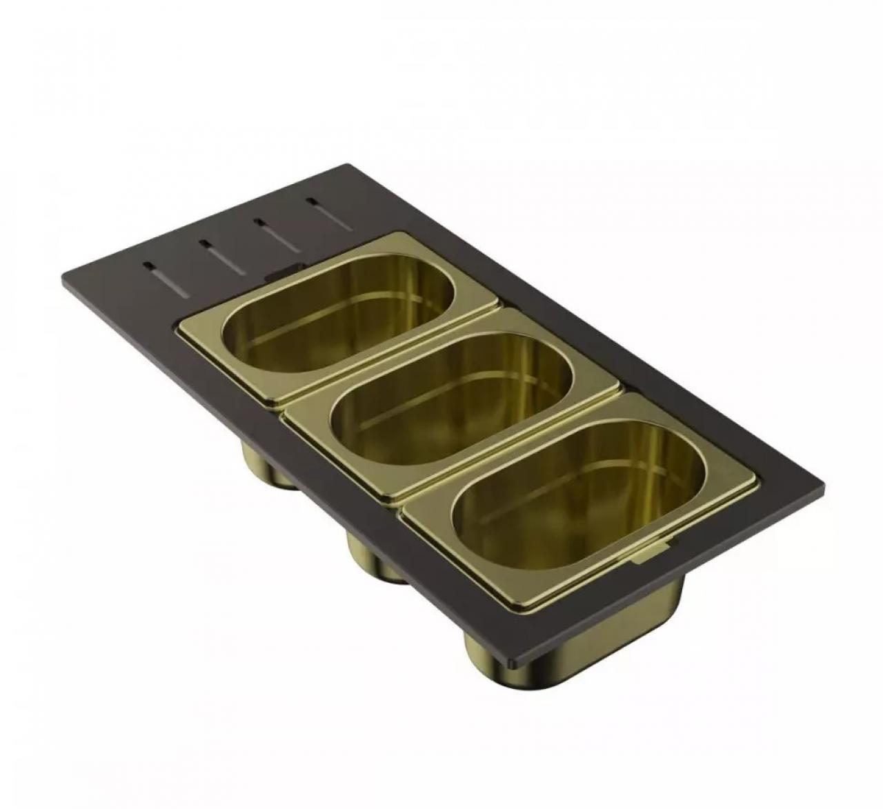 Контейнер Omoikiri DC-02-3-LG светлое золото