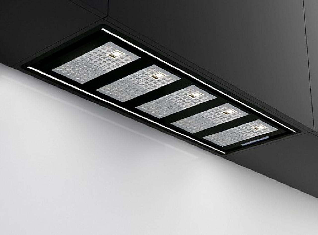 Вытяжка встраиваемая Pando GTI/810 NEGRO V.1250 ECO SEC