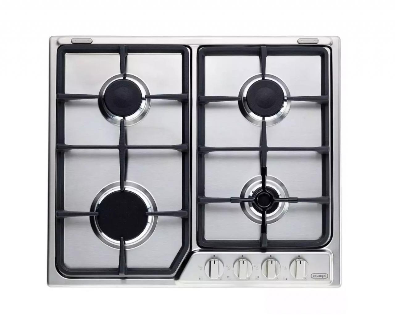 Газовая варочная панель DeLonghi IF 46.1 ASV GUD, 60 см серебристый