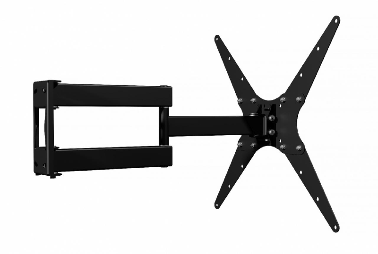 Кронштейн для телевизора 10-65" LESTER LST-410.05 (VESA 75х75, 100x100, 200x100, 200x200, 300х300, 400х400) черный