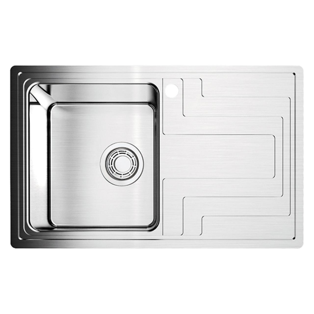 Кухонная мойка OMOIKIRI Mizu 78-IN 78х48см универсальная/нержавеющая сталь