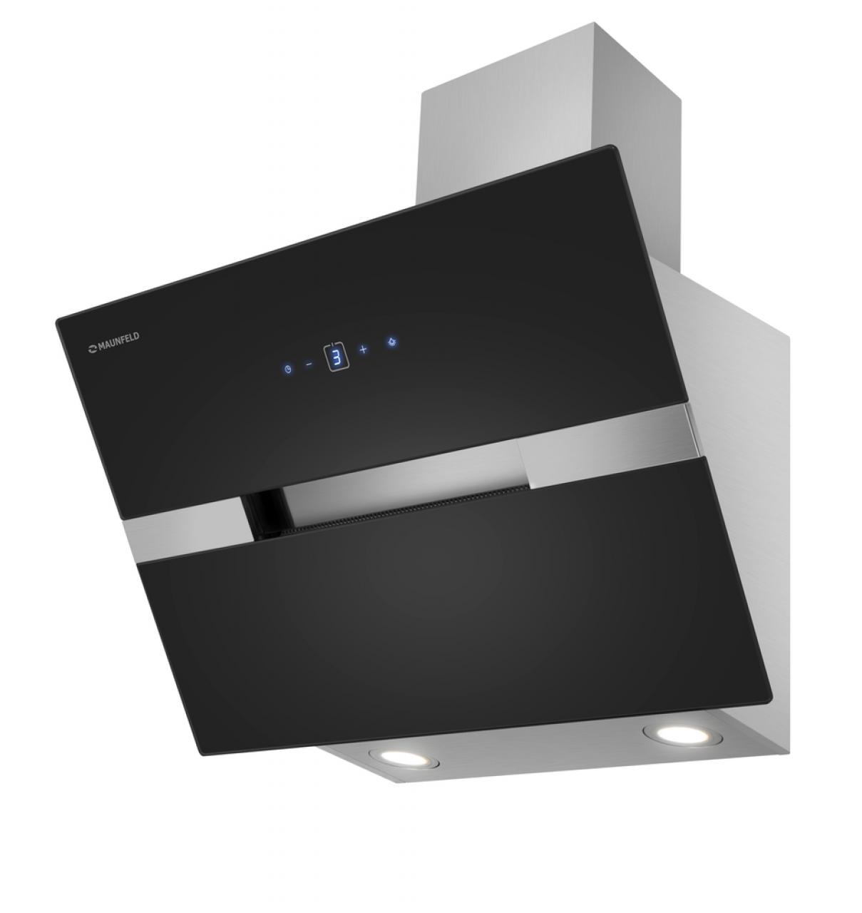 Кухонная вытяжка MAUNFELD Mersey 60 черный\вставка сатин