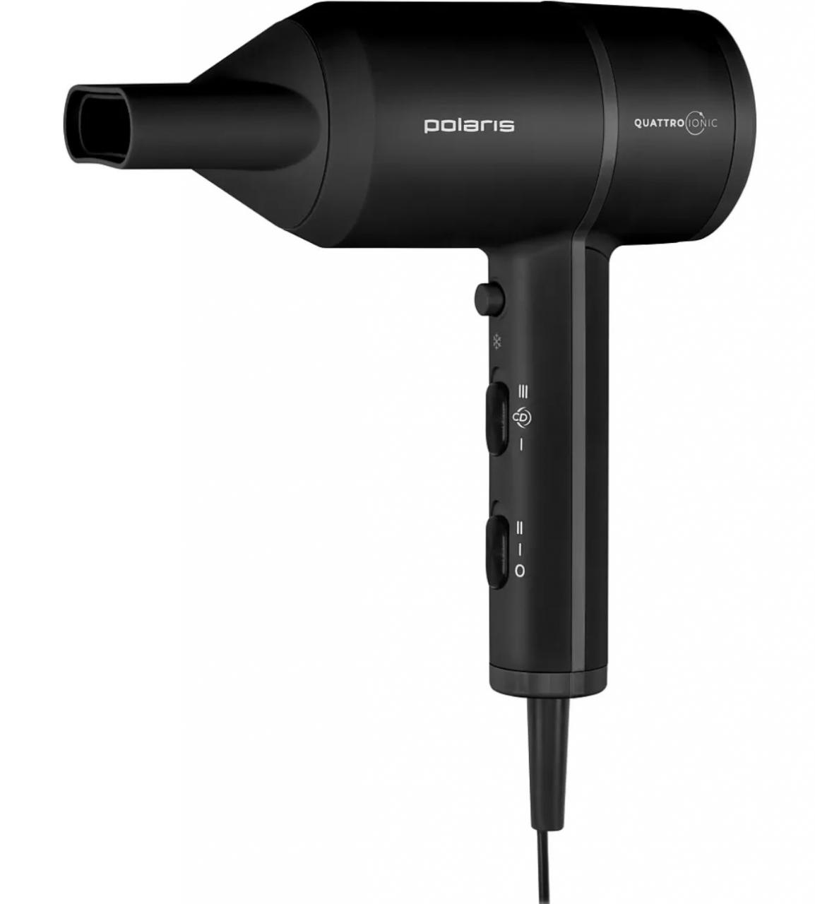 Фен POLARIS PHD 2044Ti Quattro Ionic черный