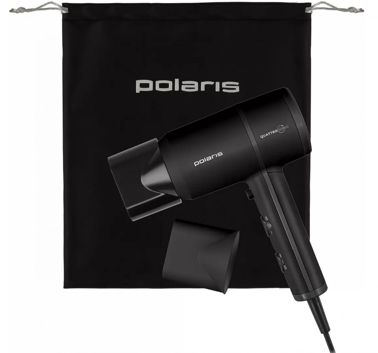 Фен POLARIS PHD 2044Ti Quattro Ionic черный