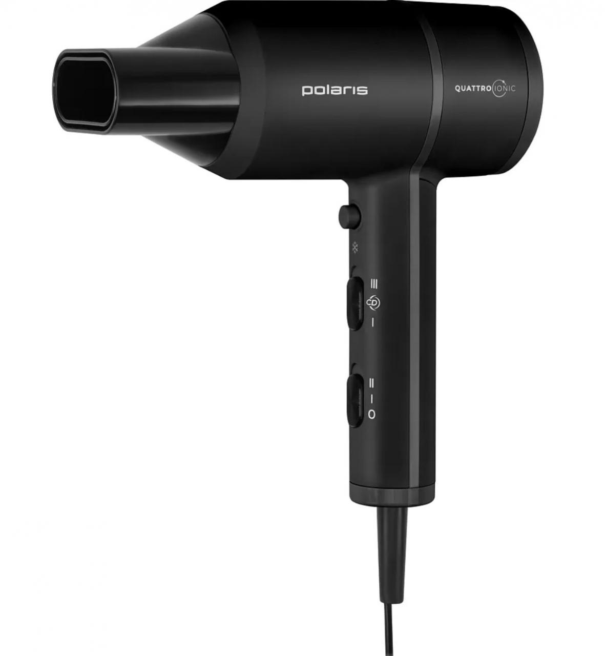 Фен POLARIS PHD 2044Ti Quattro Ionic черный