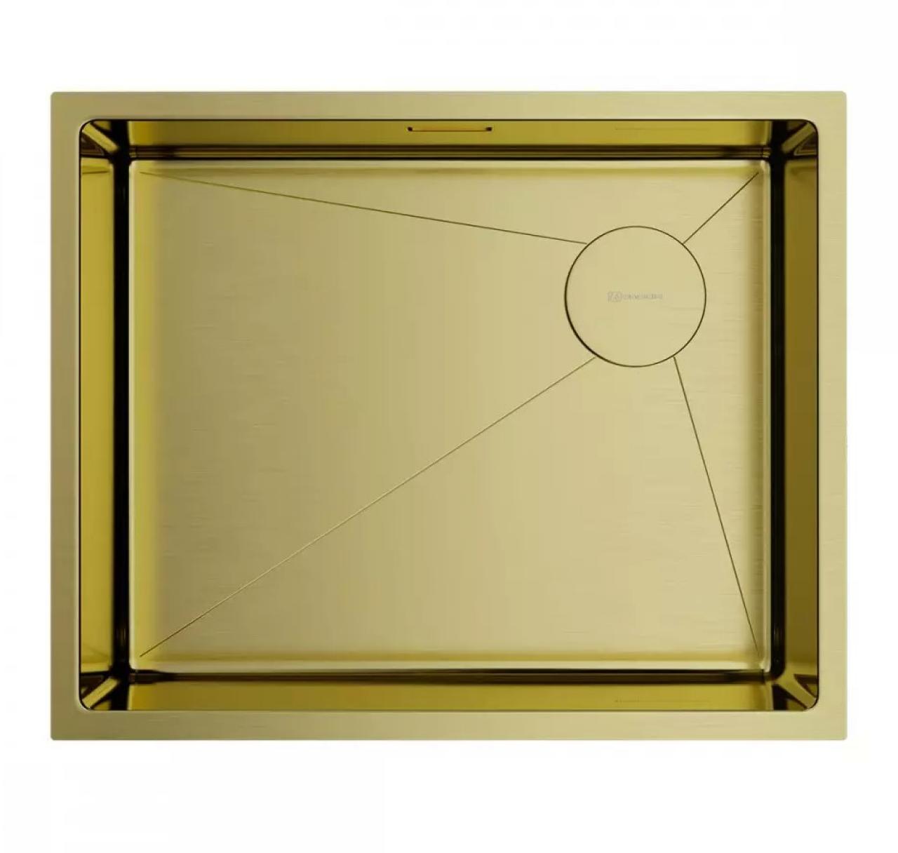 Мойка кухонная Omoikiri Taki 54-U/IF-LG Side SF светлое золото