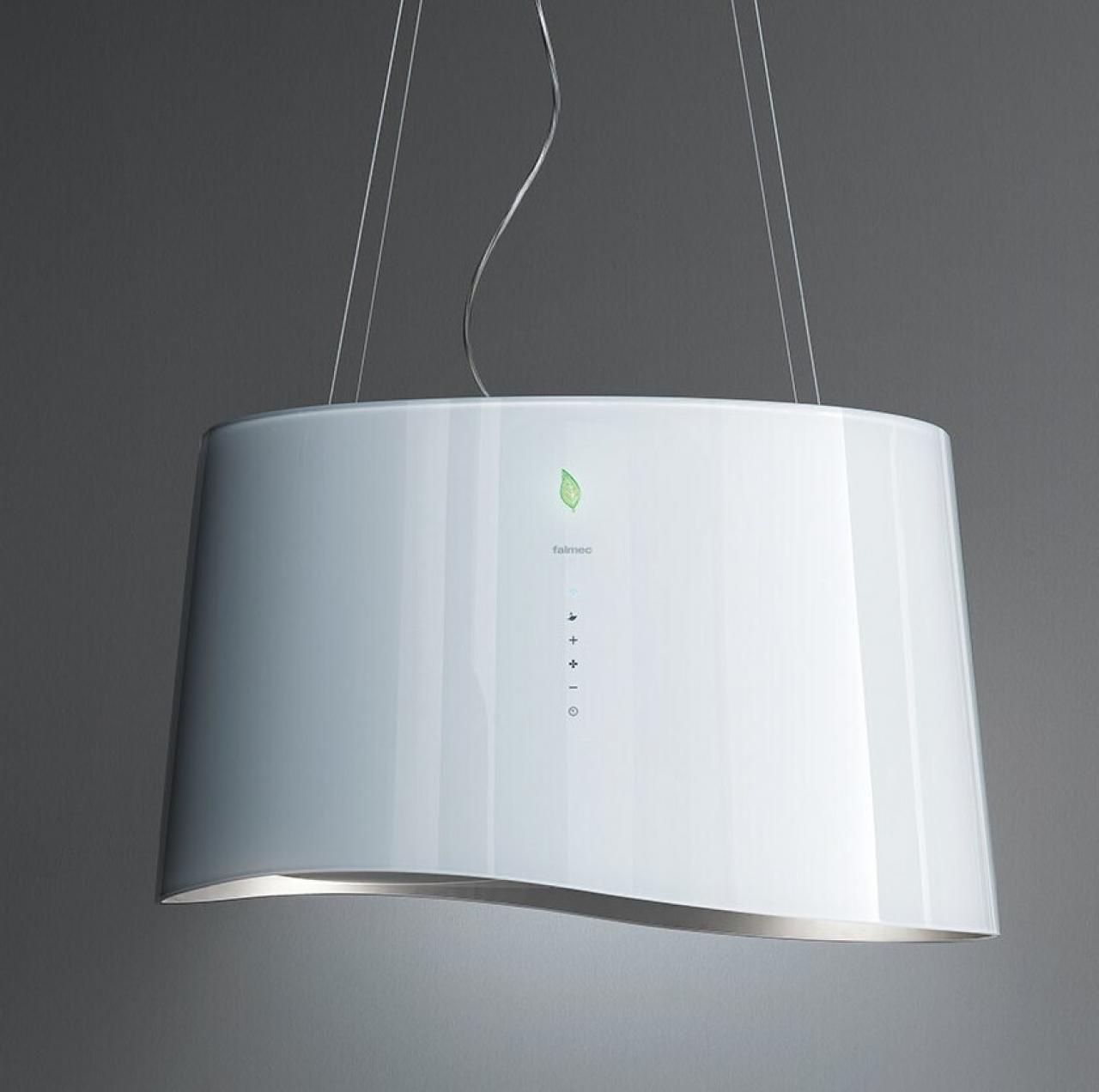 Вытяжка островная Falmec MARE E.ION IS GLASS WHITE