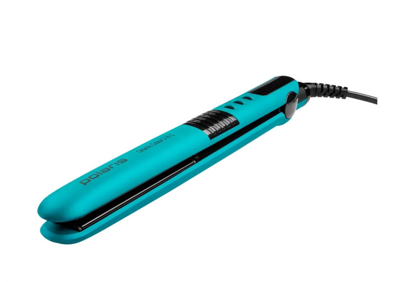 Выпрямитель - стайлер для волос Polaris PHS 2511K бирюзовый