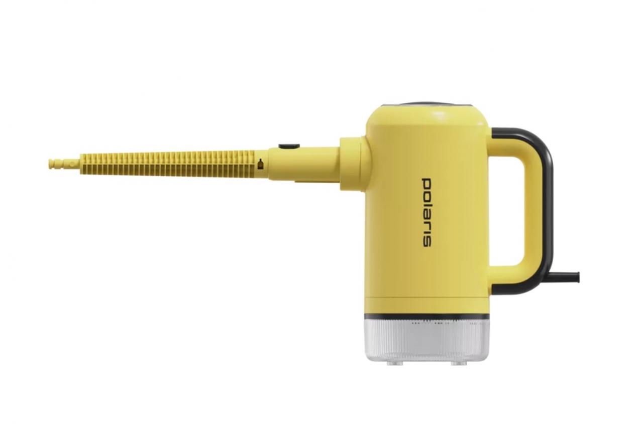 Пароочиститель Polaris PSC-1712С черный/желтый