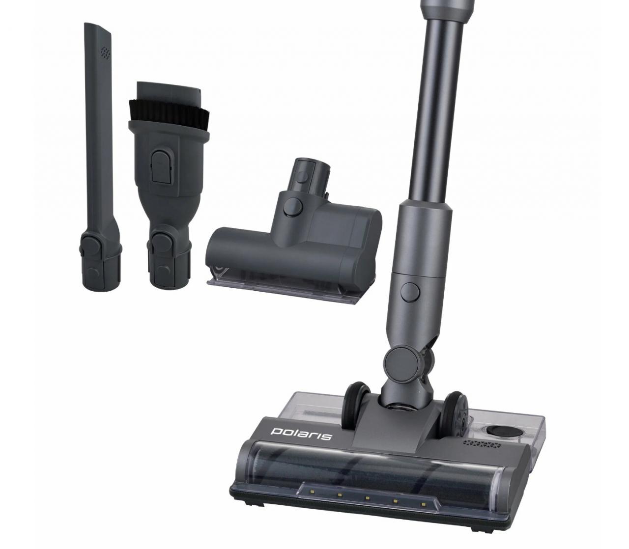 Пылесос портативный вертикальный Polaris PVCS 4010 FusionPRO серый