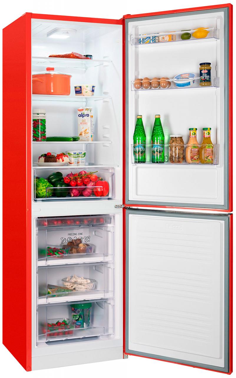 Холодильник NORDFROST NRB 162NF R красный