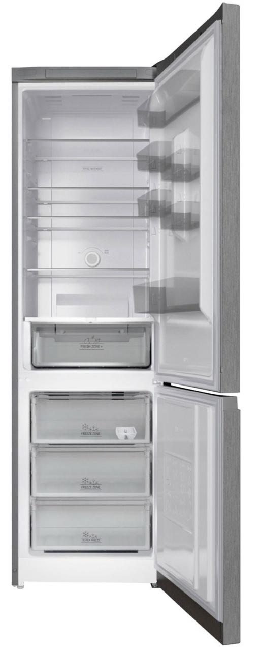 Двухкамерный холодильник Hotpoint HT 6200 MX нержавеющая сталь