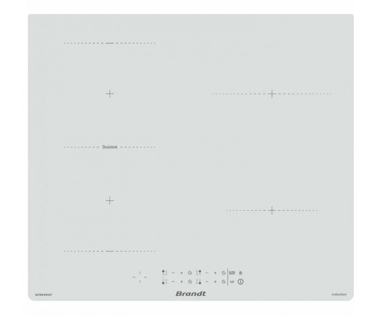 Встраиваемая индукционная панель BRANDT BPI364DPW