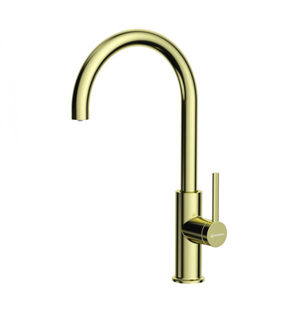 Смеситель кухонный Omoikiri Okawa 2 Plus-LG светлое золото