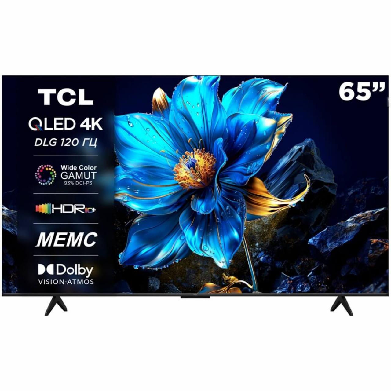 QLED-телевизор TCL 65P7K (2025) черный