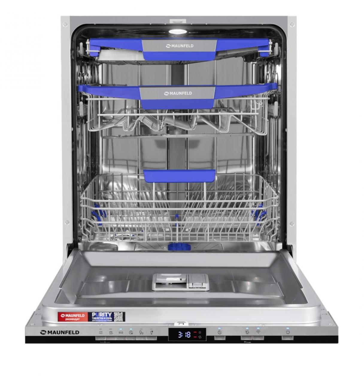 Посудомоечная машина встраиваемая Maunfeld MLP60230 Light Beam Inverter Wi-Fi
