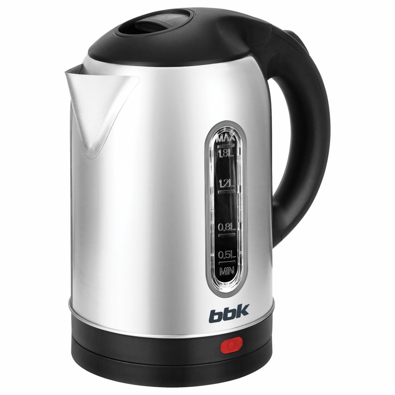 Чайник BBK EK1815S черный/нержавеющая сталь