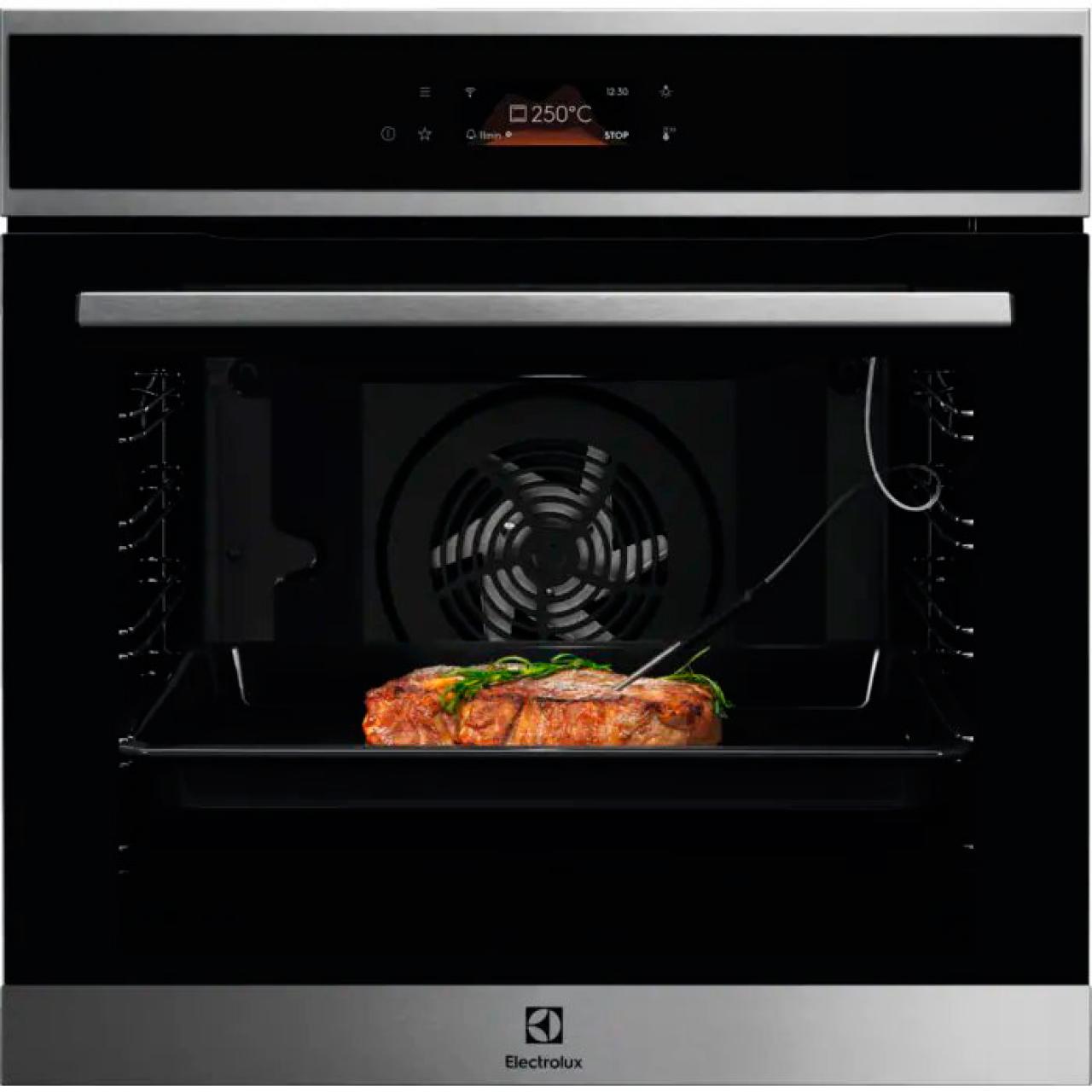 Духовой шкаф электрический Electrolux EOE8P39WX черный/нержавеющая сталь