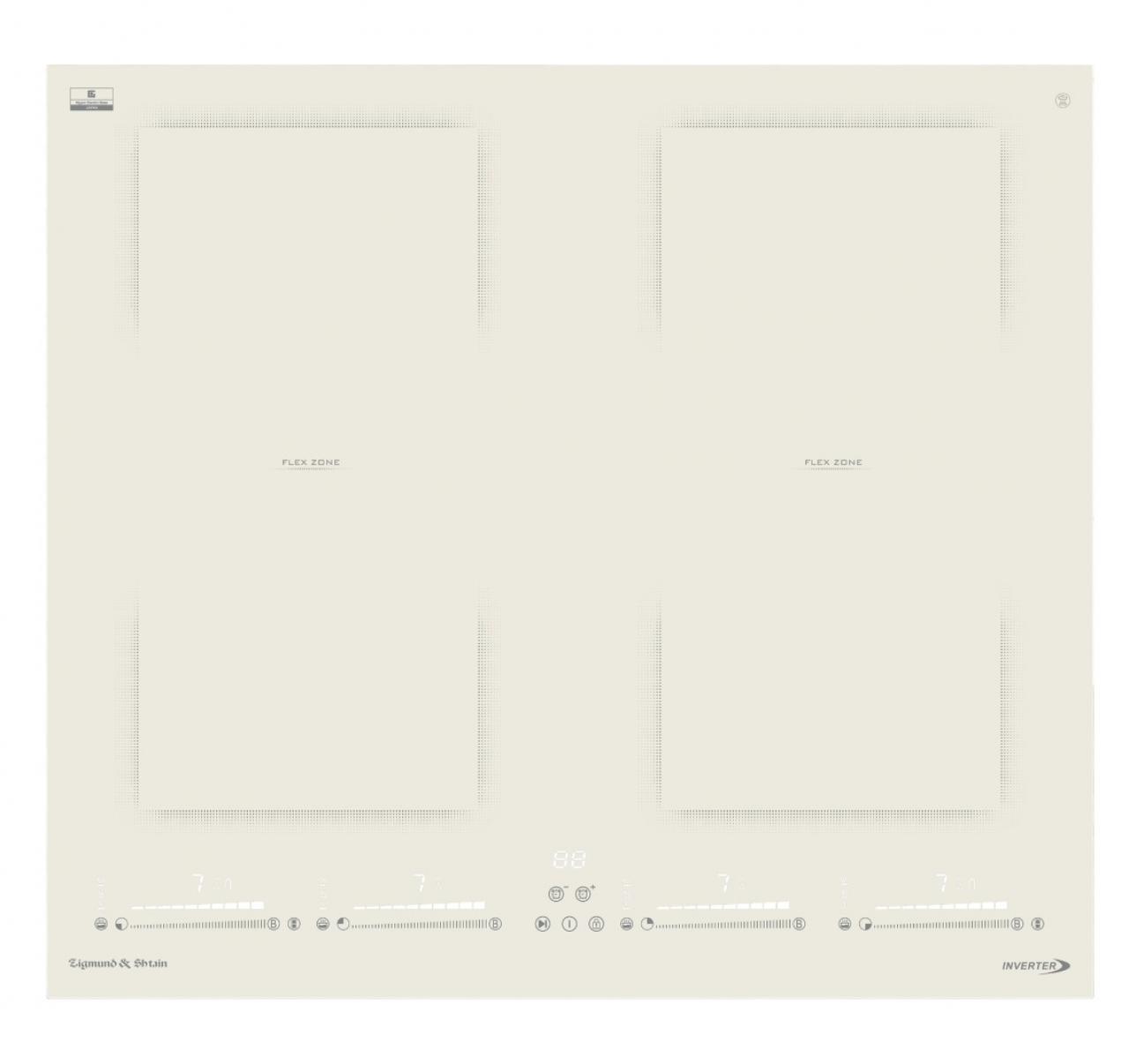 Варочная панель индукционная Zigmund & Shtain CI 69.6 I бежевый