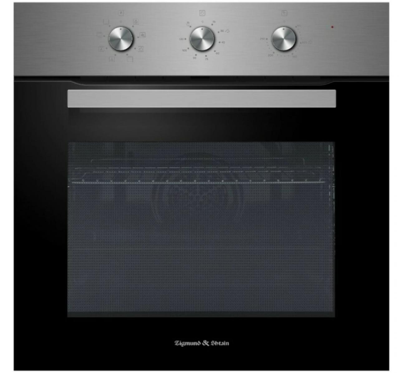 Духовой шкаф электрический встраиваемый Zigmund & Shtain E 176 S нержавеющая сталь