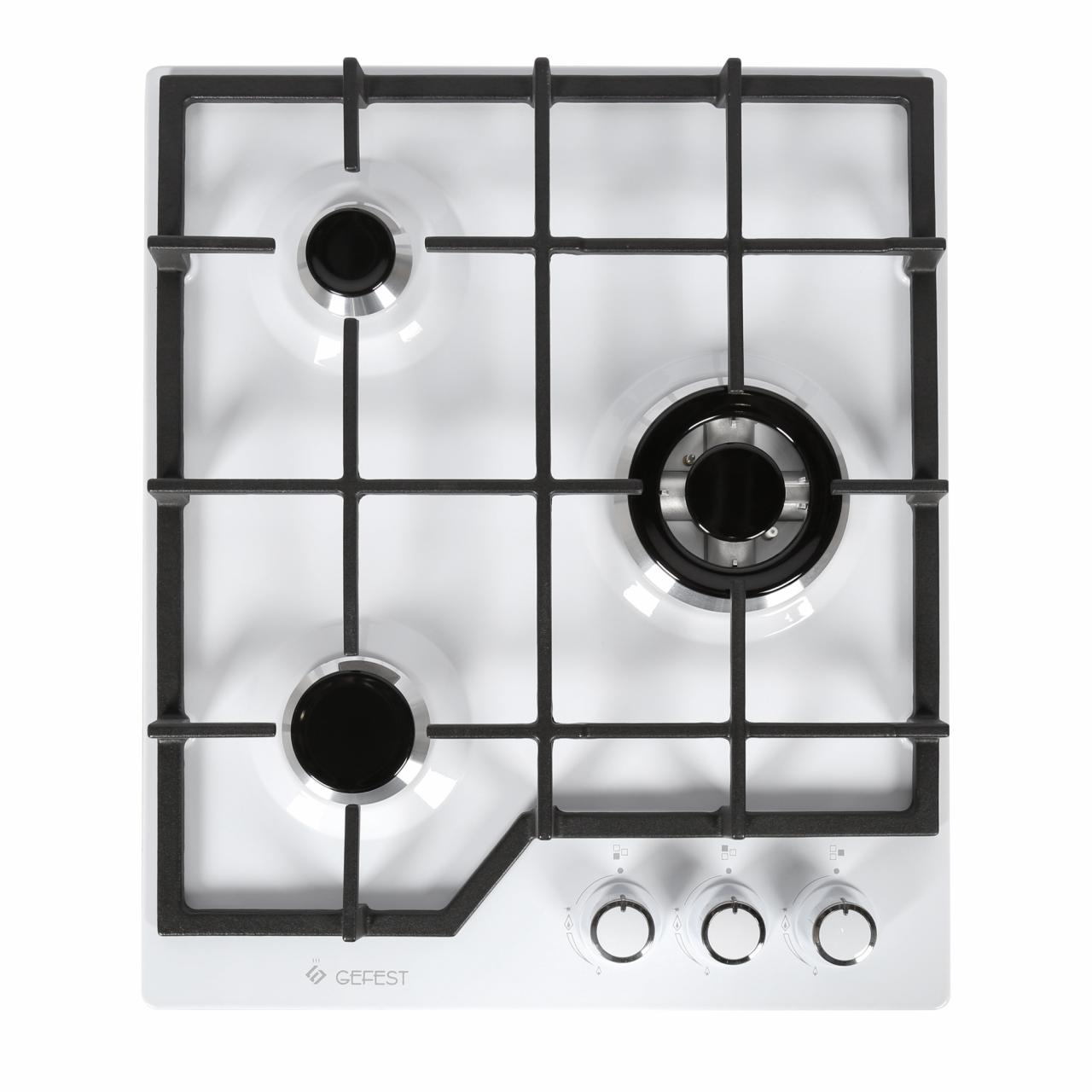 Газовая варочная панель GEFEST ПВГ 1100 белый