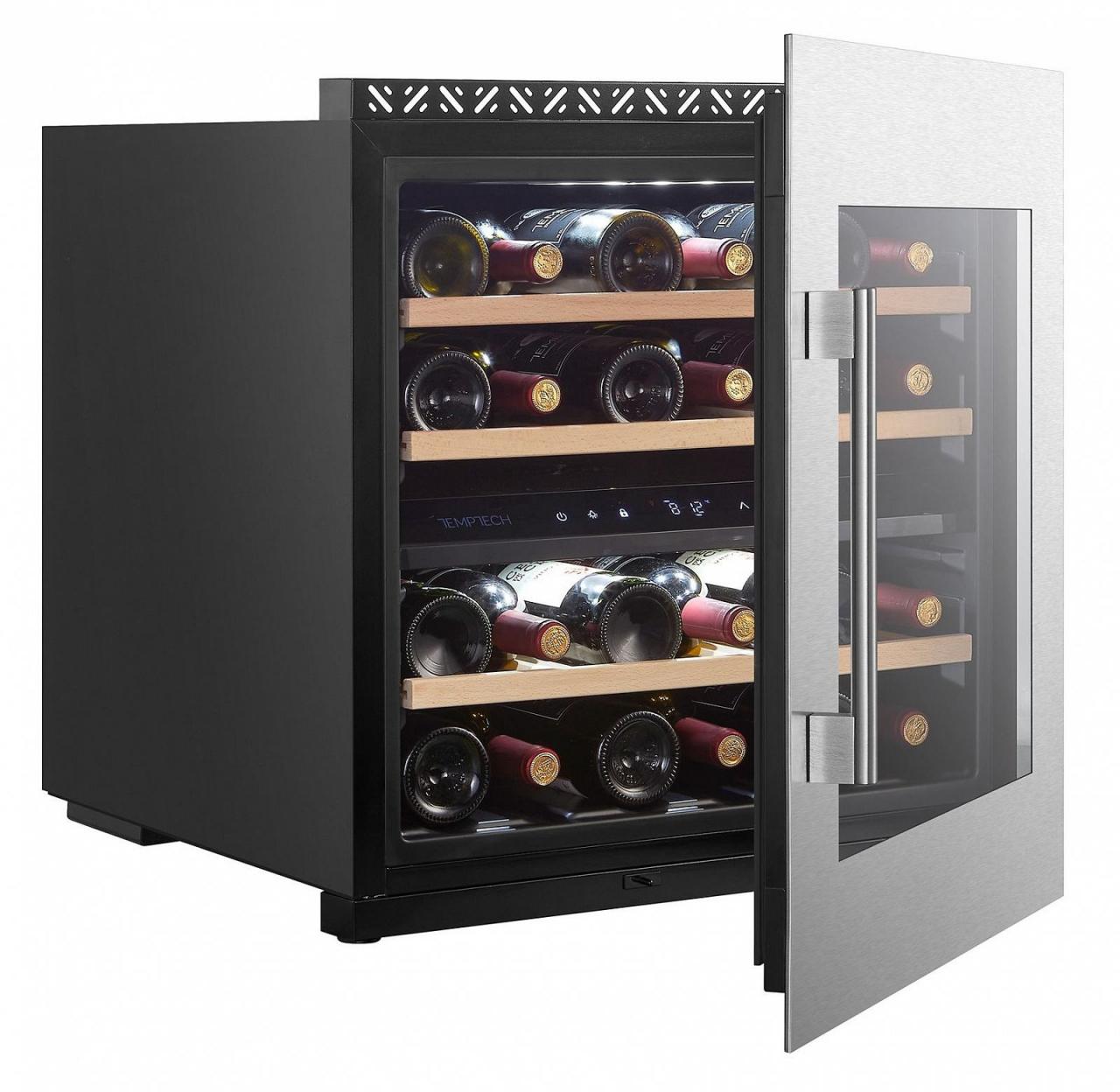 Винный шкаф встраиваемый Temptech OZ60DX-24