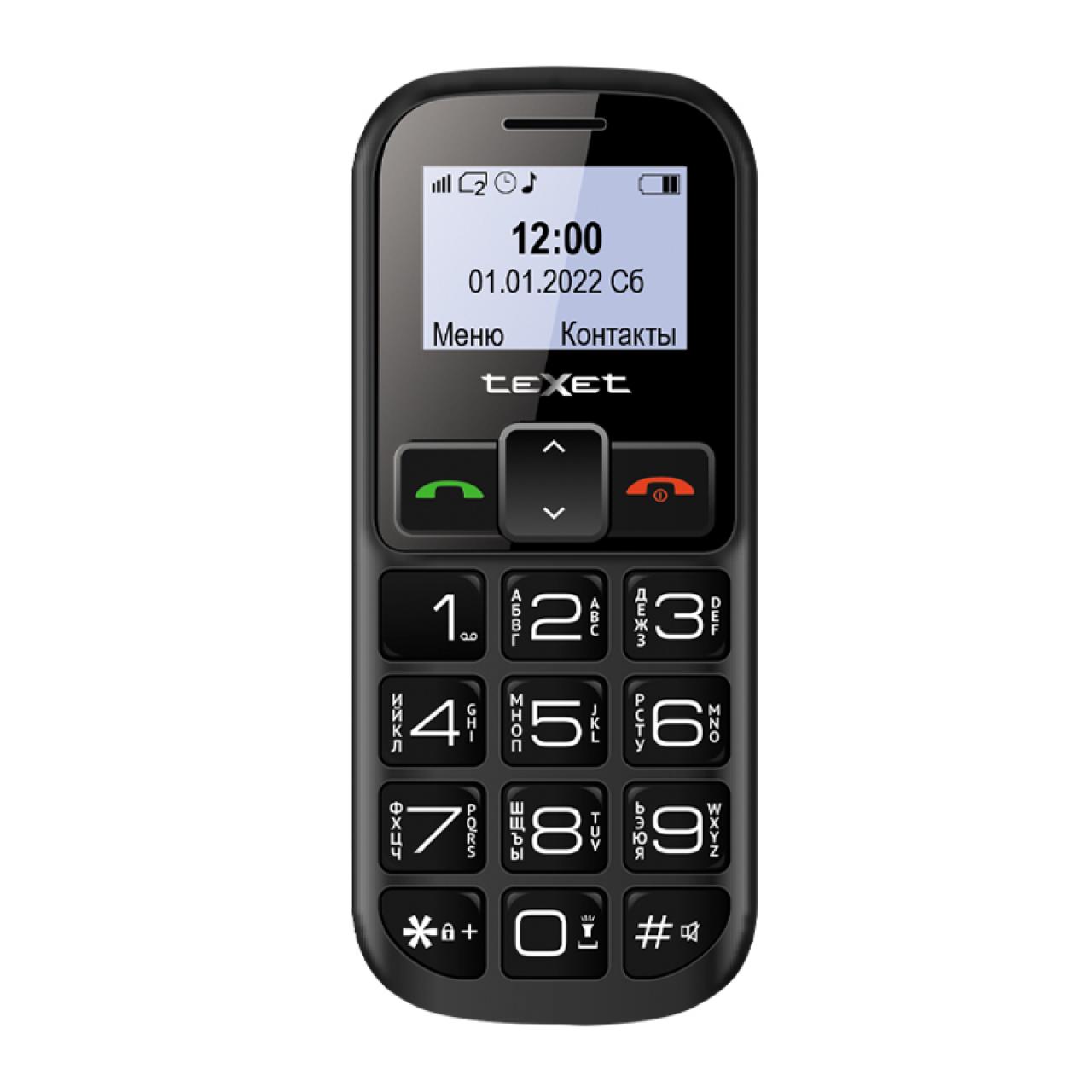 Мобильный телефон TM-B322 черный/красный