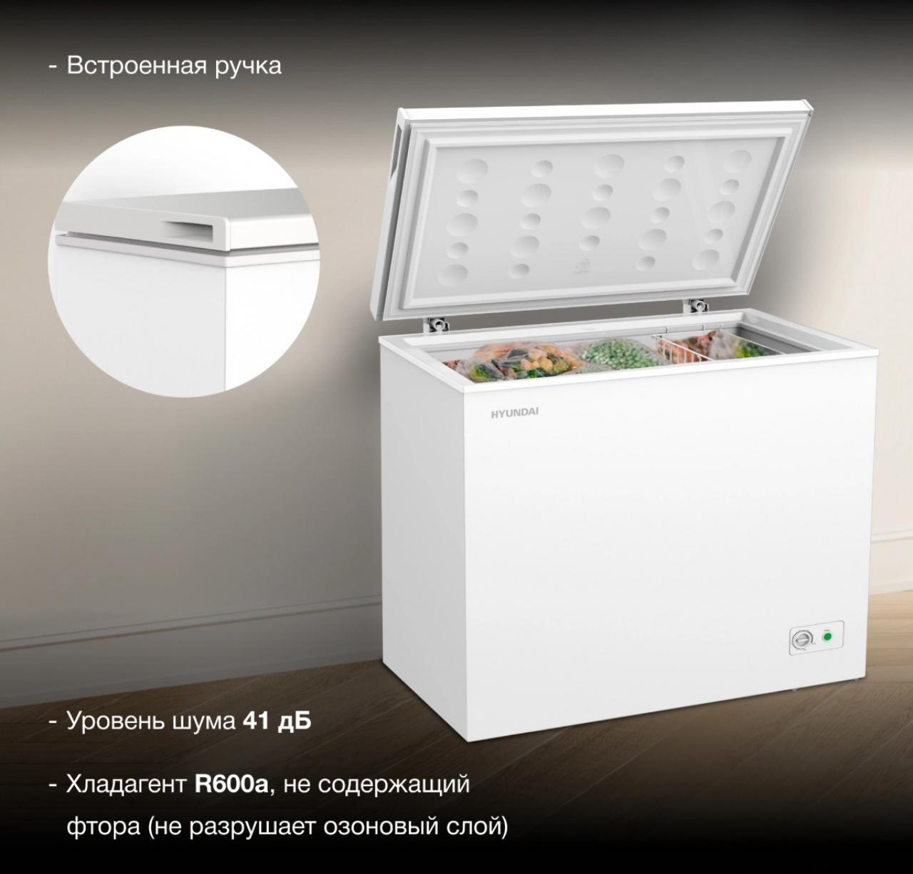 Морозильный ларь Hyundai CH25031