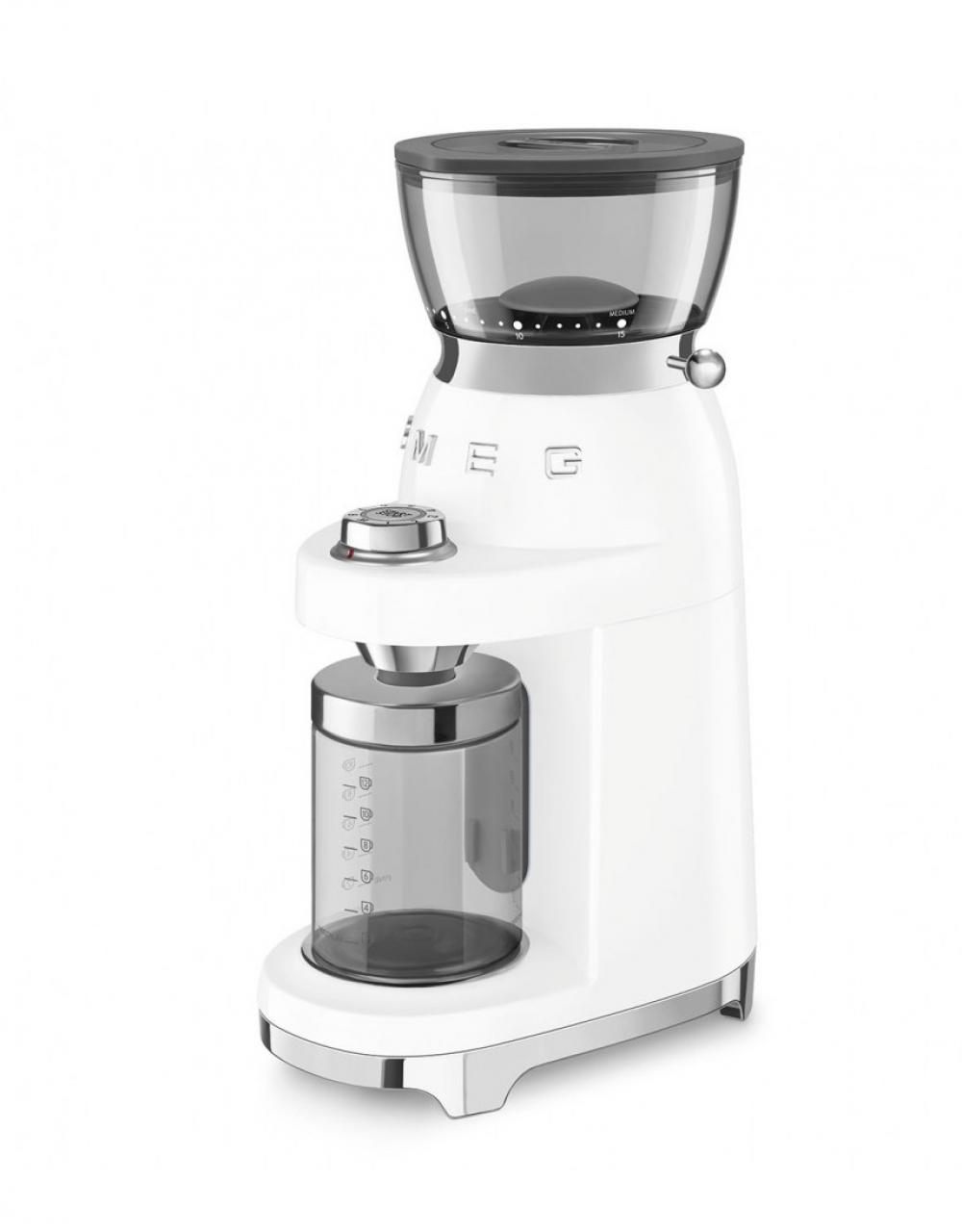 Кофемолка Smeg CGF03WHEU белый