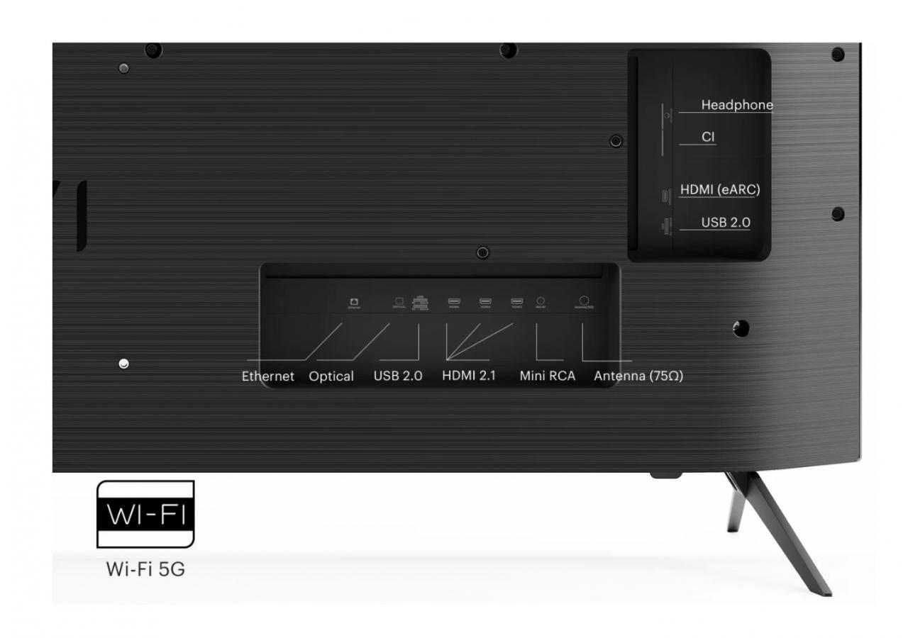 LED-телевизор KIVI M55UD70B 55" черный