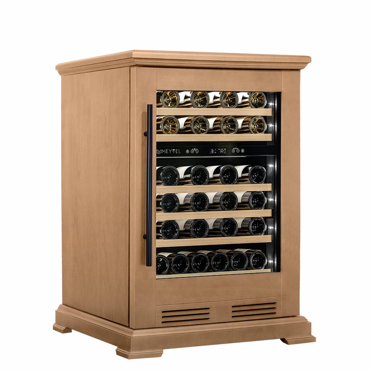 Винный шкаф Meyvel MV46PRO-KBT2 Натуральный бук