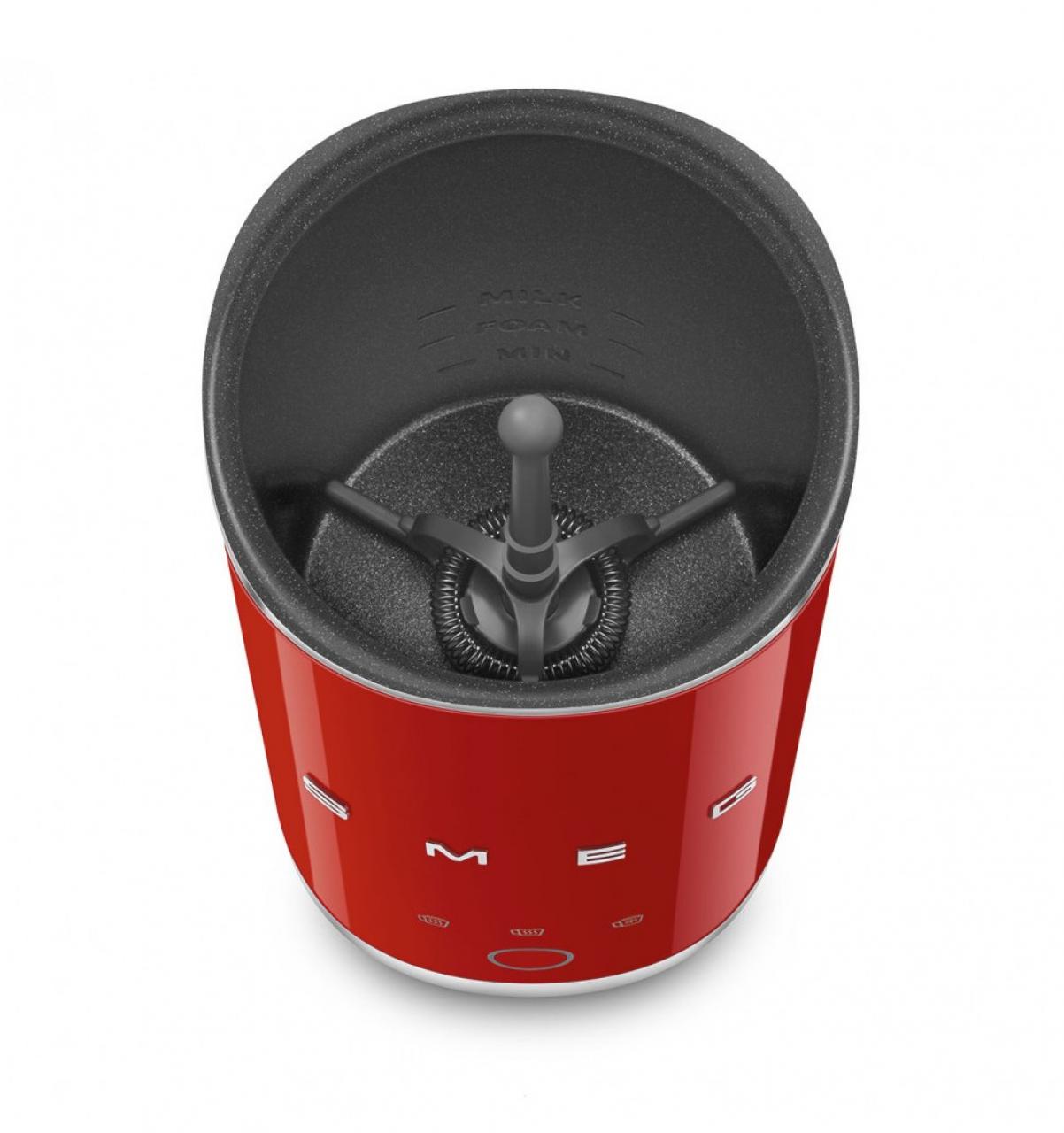 Пеновзбиватель Smeg MFF02RDEU красный