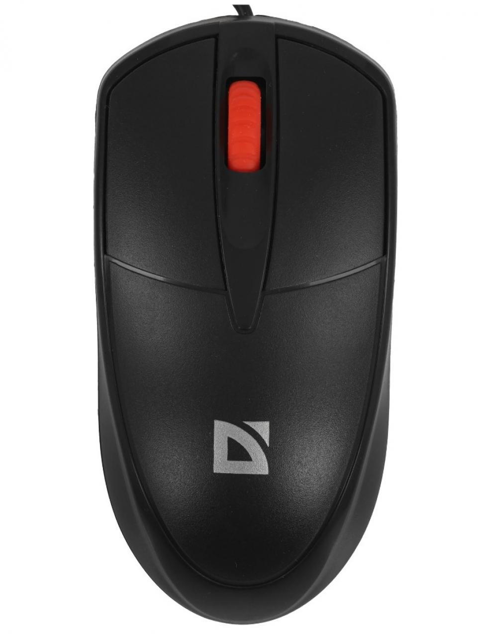 Проводная оптическая мышь Defender Icon MB-057 черный