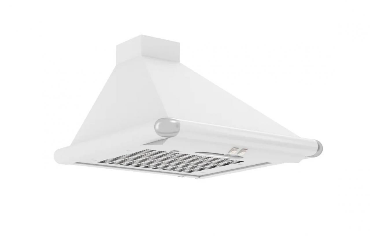 Вытяжка каминная Elikor Сатурн 50П-180-В1Л белый/хром