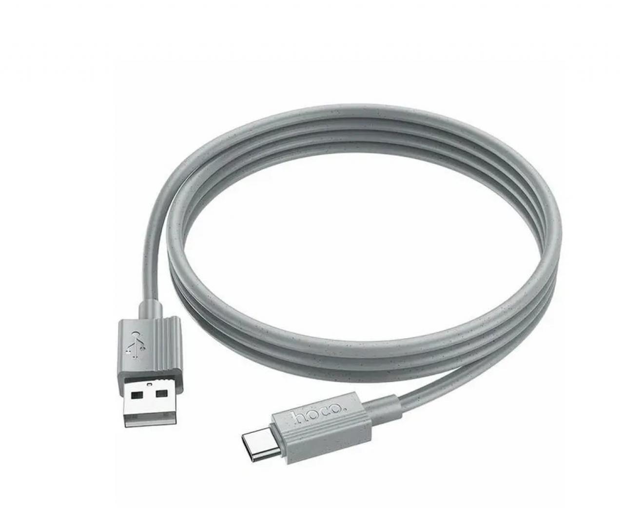 USB Кабель Type-C HOCO X107 1м Grey